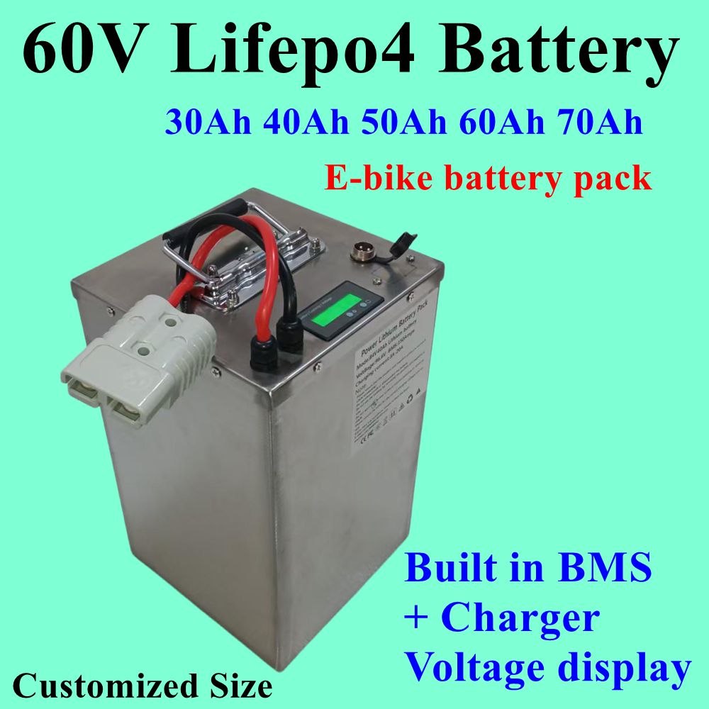60V 50Ah Electric Scooter Battery - Аккумулятор LiFePO4 60В 50Ач 60Ач 70Ач