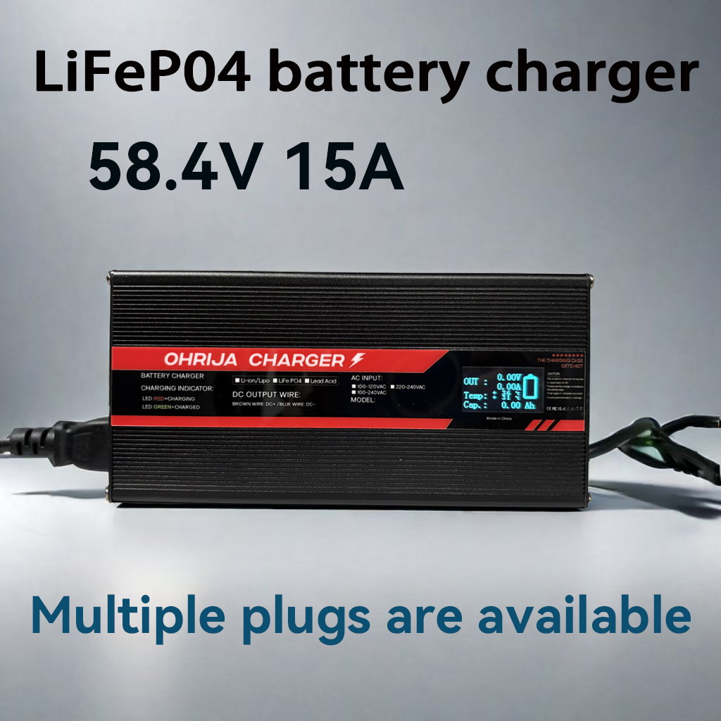 84V 20A Smart Charger - OHRIJA 58.4V 15A Мощное быстрое зарядное