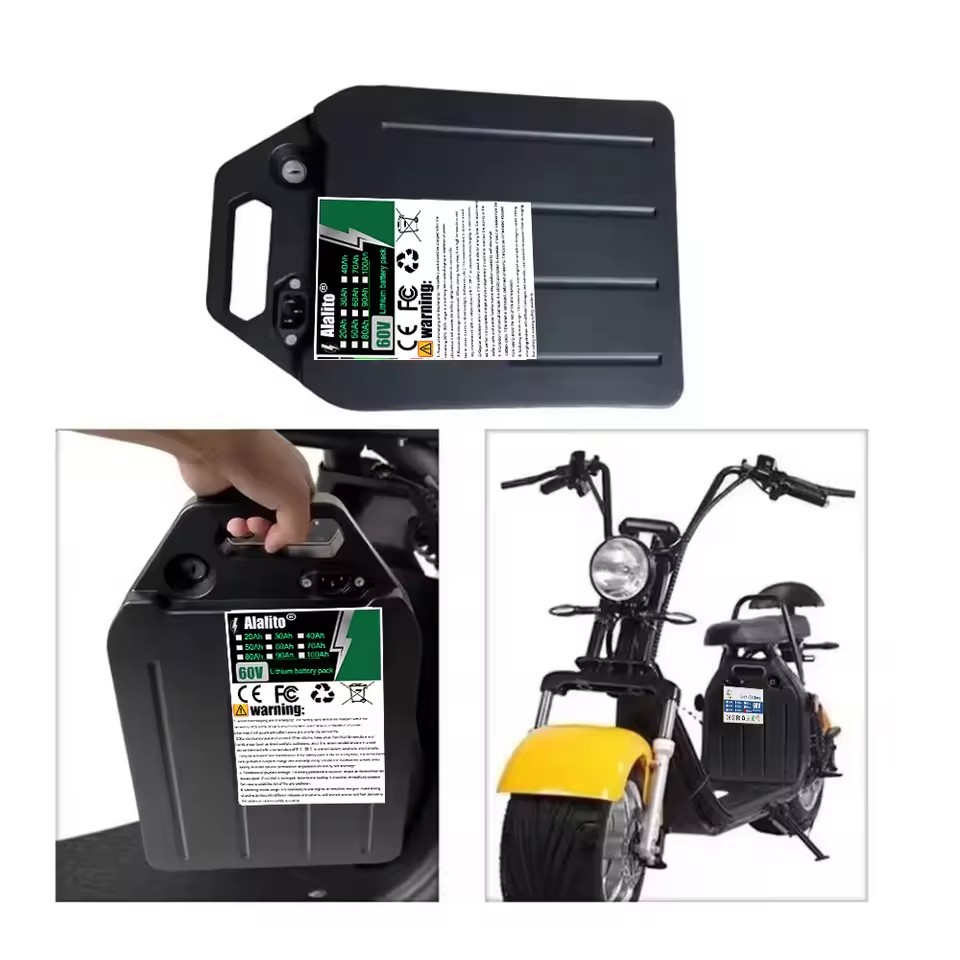Литиевая батарея для электромо – обзор и цена 60V 50Ah Electric Scooter Battery