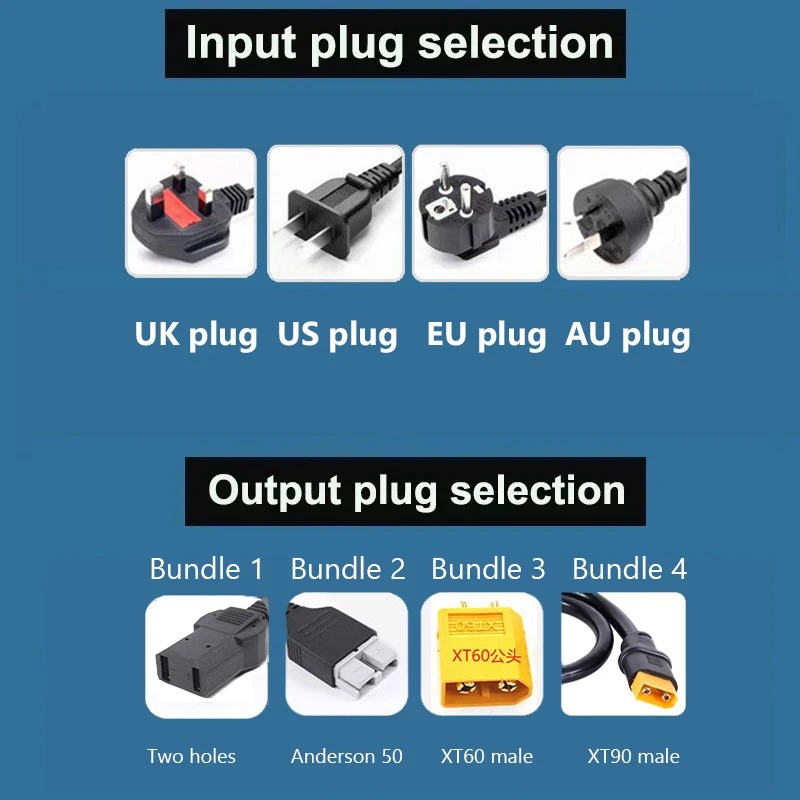 48 В 60 В 72 В 30 А интеллекту – обзор и цена 84V 20A Smart Charger